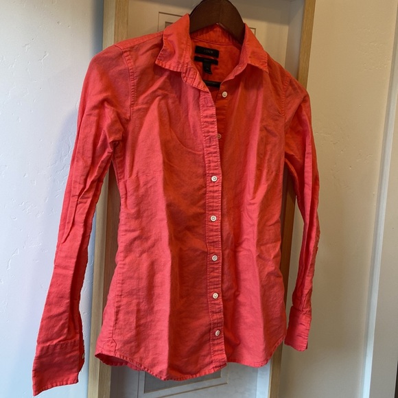 J Crew Linen ‘Perfect Shirt’ - Picture 5 of 11